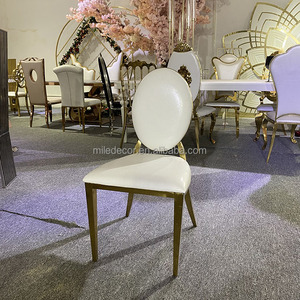 Silla <span class=keywords><strong>de</strong></span> Acero Inoxidable para Hotel, Venta al por Mayor <span class=keywords><strong>de</strong></span> Fábrica, Silla Blanca para Banquete <span class=keywords><strong>de</strong></span> Boda - Product Image 6