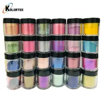 Kolortek 24 Kleuren Verpakking Cosmetische Grade Mica Poeder voor DIY Zeep Maken Slime Craft Resin Dye