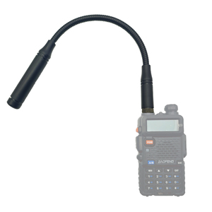 Antena Táctica Multibanda SMA-F Tipo Tubo de Ganso para Walkie Talkie, Antena HF Tipo Tubo de Ganso Compatible con Baofeng 888S 5R K5, etc. - Product Image 5