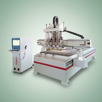 Routeur CNC 4 axes 1325 pour le travail du bois, avec DSP, NC Studio, Mach3, Syntec, panneau PLC, servomoteur, broche 6KW, haute précision