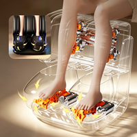 Masseur de pieds personnalisable COSMO en gros avec compression d'air, pétrissage, vibration, chauffage et minuterie – Produits de massage