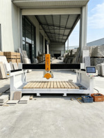 Scie à pont ZEUS 4+3 axes pour marbre, granit, carrelage, avec caméra, ventouse, moteur 15KW, pompe, roulement, boîte de vitesses