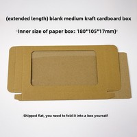 Boîte d'emballage pour téléphone portable en papier kraft vierge avec fenêtre, impression de logo, transparente, livraison rapide, universelle, personnalisable