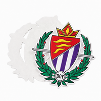 Patch TPU Grosir Desain Kustom Logo DTF untuk Kaos, Label Transfer Panas untuk Pakaian