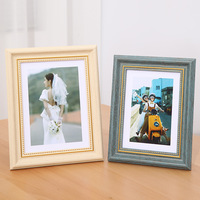 Marco de Fotos Colgante de Pared para Estudio o Boda, Estilo Retro Europeo, Plástico y Hierro, Impresión a 6 Colores, 8 Pulgadas, Venta al Por Mayor