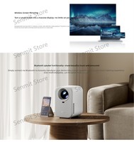 Projecteur Xiaomi Redmi Lite 150CVIA Lumens Android 11 TOF Auto Focus Portable 1080P Home Smart Mini Cinéma