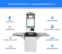 Nouveau kiosque de paiement de détail, machine de caisse, compteur d'enregistrement sans espèces, kiosque à écran tactile pour magasin/pharmacie/centre commercial/restaurant