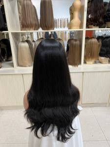 Pelucas de Cabello Humano Virgen Chino al Por Mayor de Fábrica, Base de Seda, Transparentes, Largas, Tamaños de Gorra Pequeños/Grandes, 150% de Densidad - Product Image 5