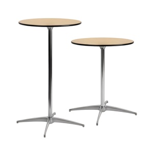 Mesa de <span class=keywords><strong>Bar</strong></span> Redonda de Madera Desmontable, Mesas de Cóctel <span class=keywords><strong>Gastro</strong></span> Stehtisch con Pilar Intercambiable para Alquiler en Eventos Alemanes - Product Image 2