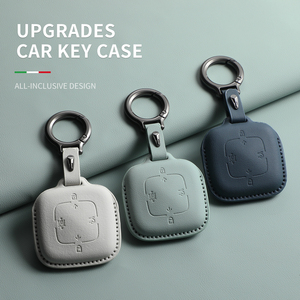 Funda para Llave de Coche para Zeekr <span class=keywords><strong>X</strong></span> 001 007 009 7x 007gt, Color Original del Coche, Funda de Cuero para Llave de Coche, Accesorios de Adorno - Product Image 3