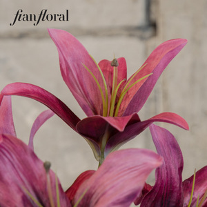 Bunga Lily Harimau Buatan Tangan dengan Sentuhan Realistis untuk Dekorasi Meja Rumah - Product Image 4