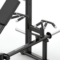 Machine à Rame Professionnelle T-Bar avec Support Poitrine et Porte-Plaques pour Entraînement Musculaire du Dos