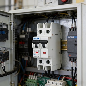 قواطع دوائر كهربائية مصغرة من سلسلة <span class=keywords><strong>Eaton</strong></span> FAZ طراز FAZ-C6/2-RT بقدرة قطع 15 كيلو أمبير، 6 أمبير، 240 فولت، ثنائية القطب، معتمدة من CCC وUL، بقدرة فائقة على التحمل - Product Image 3