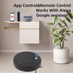Aspiradora Inteligente Inalámbrica Recargable, Robot Aspiradora con Función de Fregado en Seco y Húmedo, Motor sin Escobillas que Proporciona una Potente Succión - Product Image 4