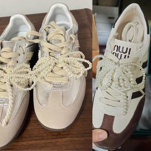 Breloques de chaussures en perles avec nœud pour baskets, décorations en perles, chaîne à nœud perlé avec boucle, accessoires DIY pour chaussures et baskets pour femme - Product Image 3