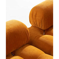 Módulo modular de material de tela para sala de estar, conjunto de sofás de nuevo diseño de moda