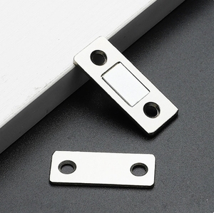 Loquet magnétique d'occasion <span class=keywords><strong>pour</strong></span> meubles, ferme-porte à micro-tactile, <span class=keywords><strong>aimant</strong></span> permanent <span class=keywords><strong>pour</strong></span> armoire, porte coulissante, tiroir - Product Image 2