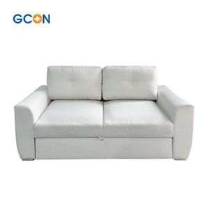 Modern Wooden Frame Fabric <b>Sofa</b> <b>Bed</b> with Cooling Feature and <b>Storage</b> Space for Living Room - Product Image 4