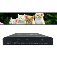 Extenseur multi-canaux professionnel : 1x5 Splicing, sortie audio, interface USB, 12V 2A, 3 sorties HDMI