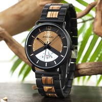 Pour BOBO BIRD Retro Sandal Wood Watch Montres de luxe pour couple avec logo personnalisé Pas cher et élégant pour le sport et la mode