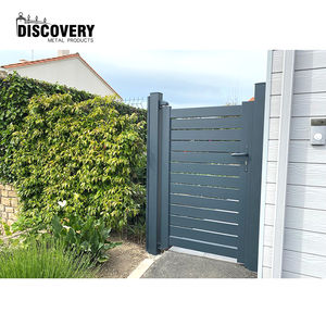 Petite porte en aluminium noire personnalisée aux normes européennes à <span class=keywords><strong>prix</strong></span> d'usine pour villa, jardin et cour - Product Image 6