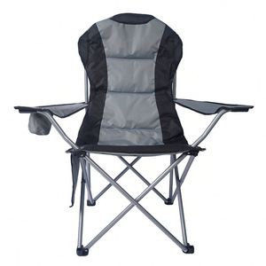 Deluxe Outdoor Adjustable Height <b>Folding</b> Armchair <b>Padded</b> Modern Style Camping Beach <b>Chair</b> - Product Image 5