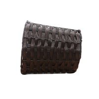 Tricotage à la main tissé PP rotin panier de rangement maison organisateur vêtements panier porte-serviettes panier à linge pour hôtel