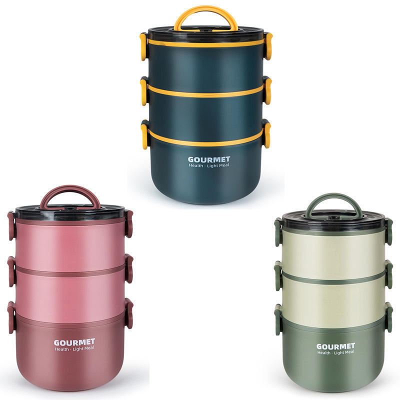 Triple Layer-2200ml(stainless steel inner)