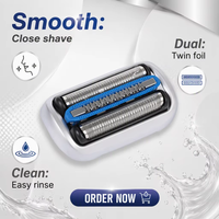 Tête de rasoir de rechange 75S, cassette de lame et grille pour rasoir électrique Braun Series 7 Series 7 Pro