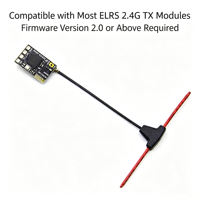 Récepteur Micro CYCLONE ELRS 2.4G ExpressLRS 500Hz à Taux de Rafraîchissement Élevé Nano RX pour FPV Tiny Whoop Racing UAV Voiture RC à Aile Fixe