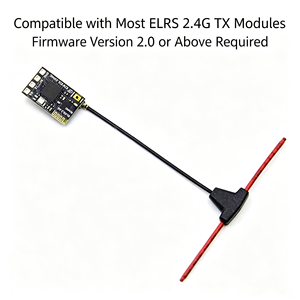 Receptor Micro CYCLONE ELRS 2.4G ExpressLRS 500Hz de Alta Taxa de Atualização Nano RX para FPV Tiny Whoop, UAV de Corrida, Asa Fixa e Carro RC - Product Image 3
