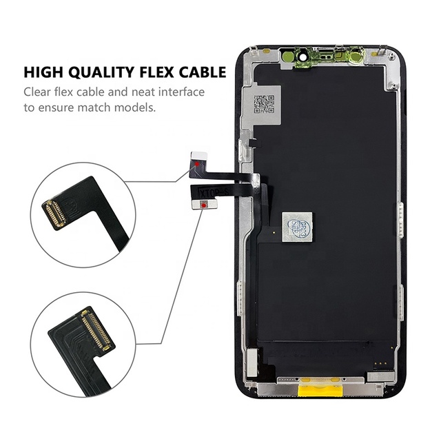 Wholesale Soft OLED Mobile Phoone LCDs Touch Digitizer Assembly Display Screen for iPhone 11 Pro Original Display Replacement