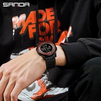 Reloj de Mujer SANDA 6107, Redondo, Retro, Digital, de Moda, Vintage, Gran Venta 2026