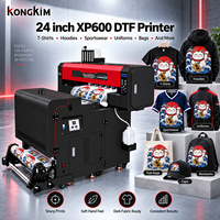 Imprimante DTF KONGKIM Kk-700A XP600 avec plateforme chauffante intégrée pour la personnalisation de t-shirts et de vêtements