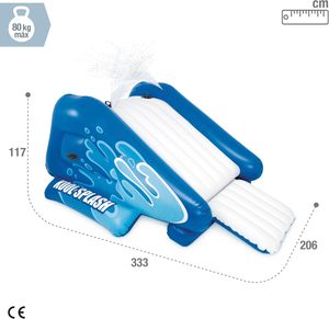 <span class=keywords><strong>INTEX</strong></span> 58849 KOOL SPLASH tobogán de agua verano al aire libre PVC inflable <span class=keywords><strong>piscina</strong></span> Wavegraphics tobogán de agua divertido centro de juegos - Product Image 4