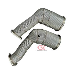 Tubo de escape de <span class=keywords><strong>precio</strong></span> adecuado para <span class=keywords><strong>Porsche</strong></span> <span class=keywords><strong>Cayenne</strong></span> S <span class=keywords><strong>Cayenne</strong></span> Turbo 2,9 T 4,0 T CSK tubo de bajada escape final - Product Image 3