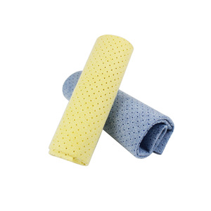Paño de limpieza perforado con revestimiento de PU, toalla de piel sintética tipo gamuza, paño para lavado de autos, paño de limpieza para cocina, paño para limpieza de vidrios - Product Image 2