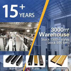 Argento minimalista nero armadio da cucina porta scorrevole profili nuovo Design serie 6000 telaio in alluminio <span class=keywords><strong>per</strong></span> cucina minimalista - Product Image 6