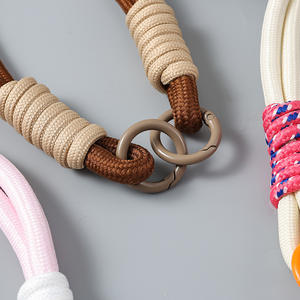 2025 Hot Trendy Hand-Woven Strong Durable Wrist Rope Short Mobile <b>Phone</b> <b>Chain</b> Lanyard Contrast Color Mobile <b>Phone</b> Case Pendant - Product Image 4