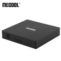 MECOOL KT1 T2 S2 Vente en gros Android 10 DVB T2 S2 PVR TV Box Amlogic S905X4 4K Récepteur décodeur de télévision numérique par satellite