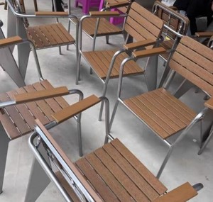 <b>Outdoor</b> Leisure <b>Table</b> and Chair Set Music bar Rest Area <b>Small</b> Round <b>Table</b> Restaurant <b>Outdoor</b> Open-air Dining <b>Table</b> - Product Image 5