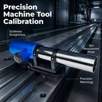 Autocollimateur ultra-précis 0,3 arceaux-seconde, portée 30m, ouverture 48mm, FL 300mm, double axe, alimentation USB pour métrologie CNC de grande envergure