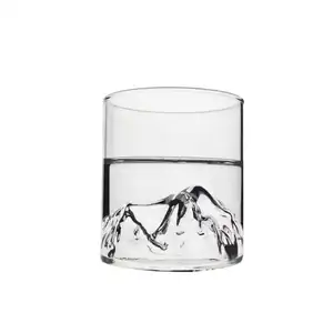 Tazza di bicchieri di whisky di neve e vino rosso con design personalizzato personalizzato a forma diversa