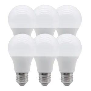 A Type Home Light Bulb A19 A60 7W 9W 12 Watt Stock LED AC100-265V 6500K Cool White Cheap Bulbs Energy Saver LED Light E27