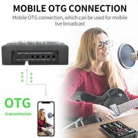 Console de mixage professionnelle XTUGA 3 canaux avec réverbération et lecture XU3 16,5x22x7cm