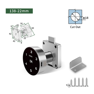 Nhà máy nóng bán Keyless mật khẩu thông minh tủ khóa hợp kim kẽm thông minh ngăn kéo kết hợp kích hoạt tủ khóa - Product Image 4