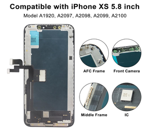 สำหรับเปลี่ยนหน้าจอ <span class=keywords><strong>iPhone</strong></span> X/XS ขนาด 5.8 นิ้ว หน้าจอ LCD แบบ 3D Touch ความละเอียด FHD พร้อมชุดกรอบดิจิไทเซอร์ - Product Image 3
