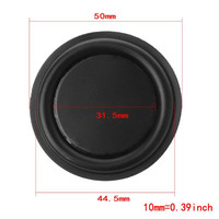 2 pièces 30/40/45/50/52/62mm radiateur passif membrane vibrante Subwoofer résistance à l'huile haut-parleurs en caoutchouc à faible tonalité