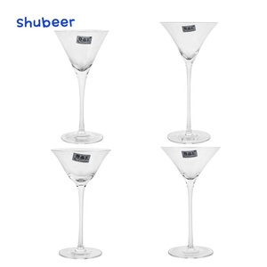 Vintage Crystal Martini Glasses 8 oz, sin plomo, perfecto para beber Martini, Margarita, cristalería para el hogar - Product Image 1
