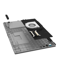 Nouveauté : Ordinateur portable à double écran 15,6+7 pouces avec écran tactile, processeur Intel Celeron N100, SSD 128/256/512 Go, série professionnelle anglaise